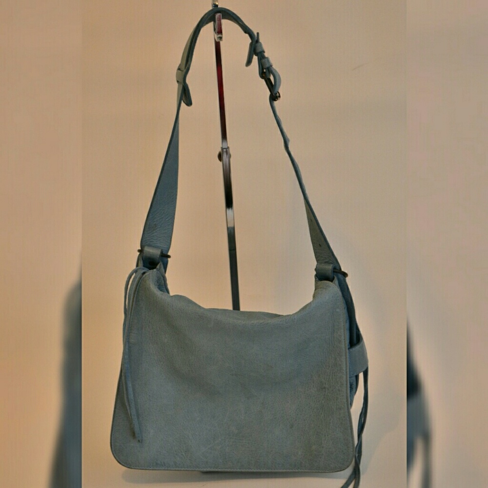 AUTHENTIC RARE Balenciaga Light Blue Flap Bag